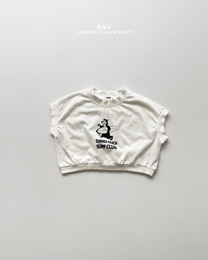 Onu - Korean Children Fashion - #designkidswear - Surfing Bear Tee - 2