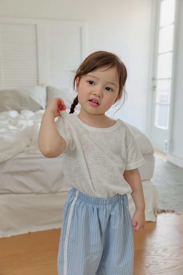 Onu - Korean Children Fashion - #designkidswear - Stripe Rappa Pants - 11