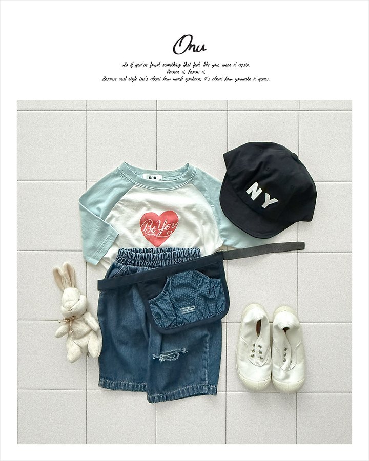 Onu - Korean Children Fashion - #designkidswear - Heart Cropped Tee - 6