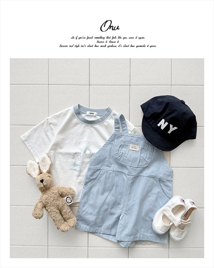 Onu - Korean Children Fashion - #discoveringself - Bunny Bear Short Sleeve Tee - 5