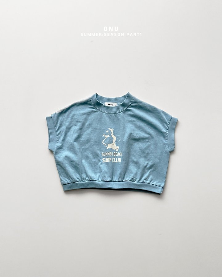 Onu - Korean Children Fashion - #discoveringself - Surfing Bear Tee - 3