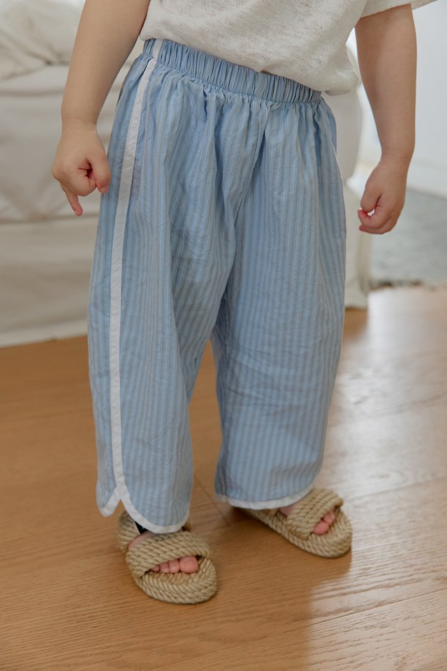 Onu - Korean Children Fashion - #discoveringself - Stripe Rappa Pants - 12