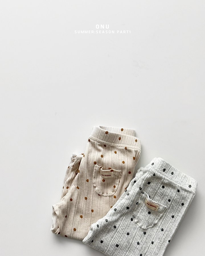 Onu - Korean Children Fashion - #designkidswear - Dot Pants - 4