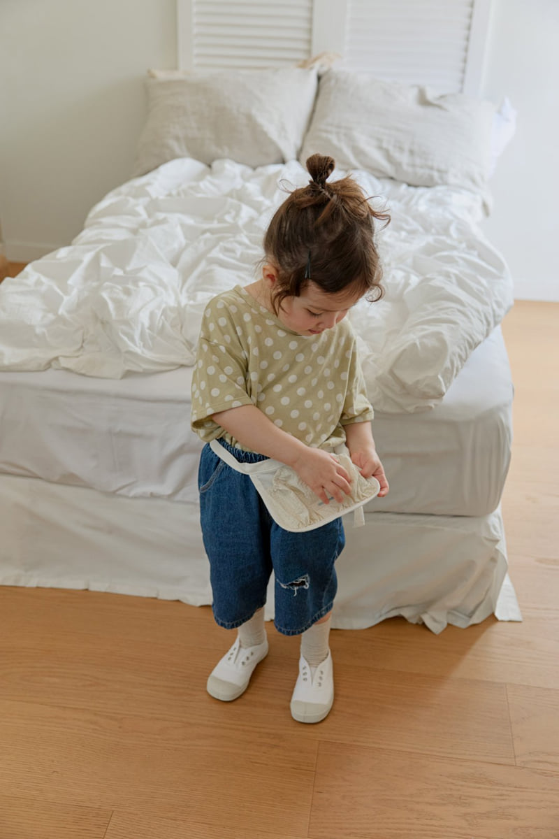 Onu - Korean Children Fashion - #fashionkids - Vintage Denim Pants - 11