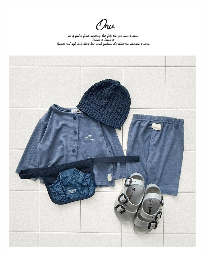 Onu - Korean Children Fashion - #fashionkids - Summer Ribbed Cardigan - 6