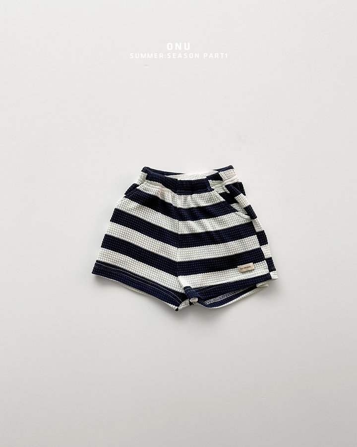 Onu - Korean Children Fashion - #fashionkids - Waffle Balloon Pants - 2