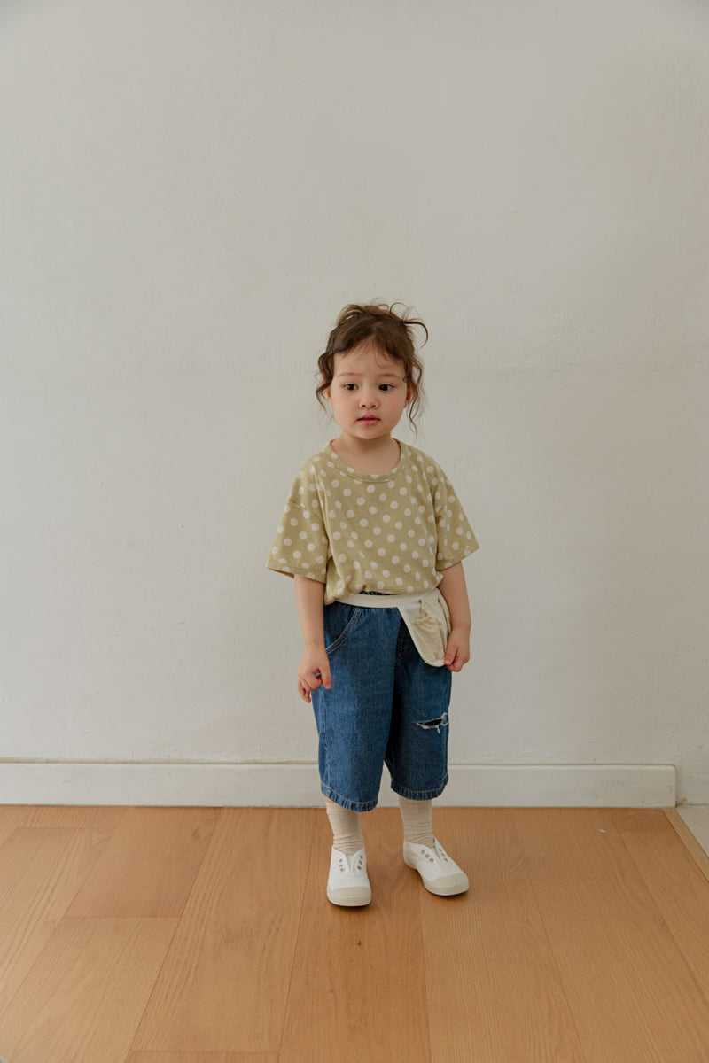Onu - Korean Children Fashion - #fashionkids - Eco Dot Short Sleeve Tee - 9