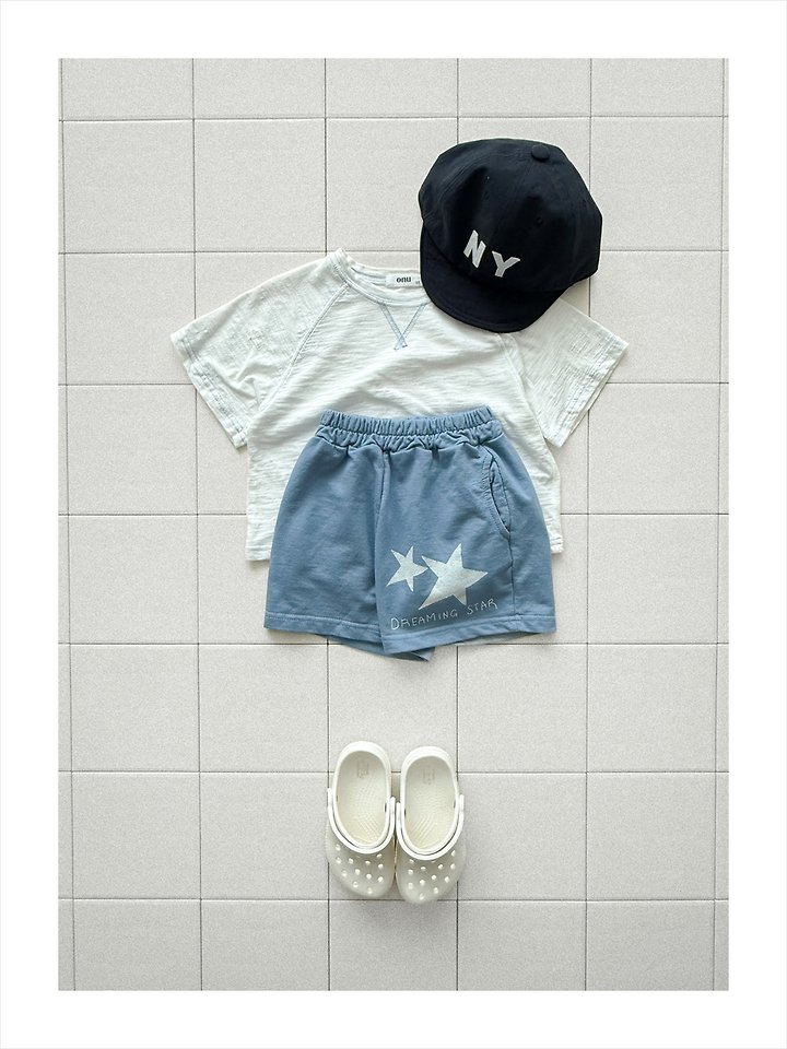 Onu - Korean Children Fashion - #fashionkids - Stitch Short Sleeve Tee - 8