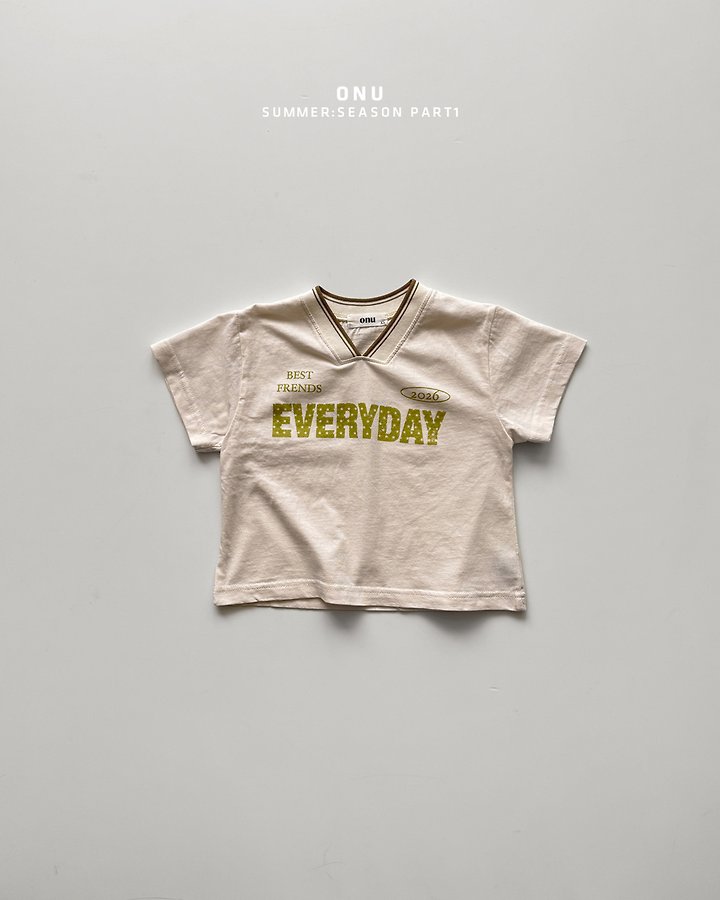 Onu - Korean Children Fashion - #fashionkids - Yoko Ribbed Tee - 2