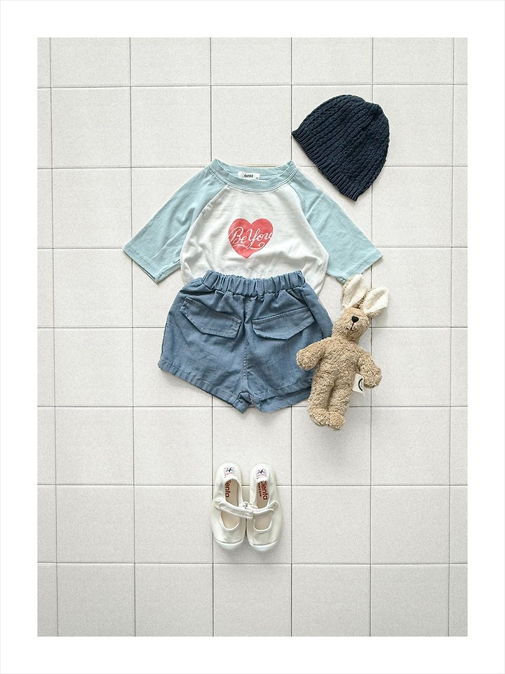 Onu - Korean Children Fashion - #fashionkids - Heart Cropped Tee - 8
