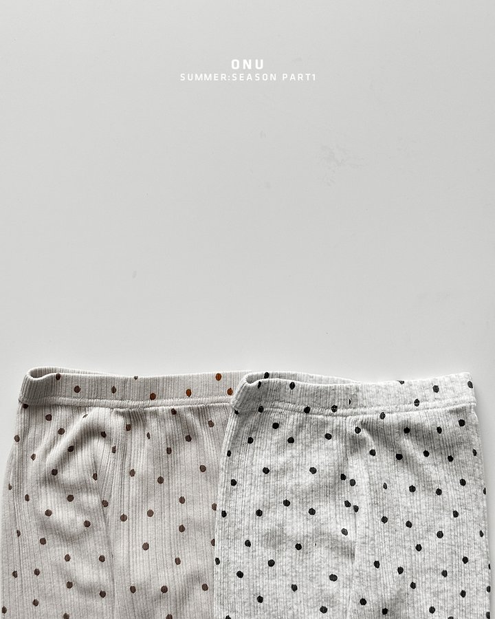 Onu - Korean Children Fashion - #fashionkids - Dot Pants - 5