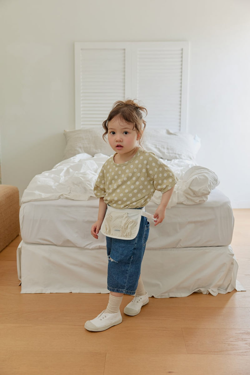Onu - Korean Children Fashion - #kidsshorts - Vintage Denim Pants - 12