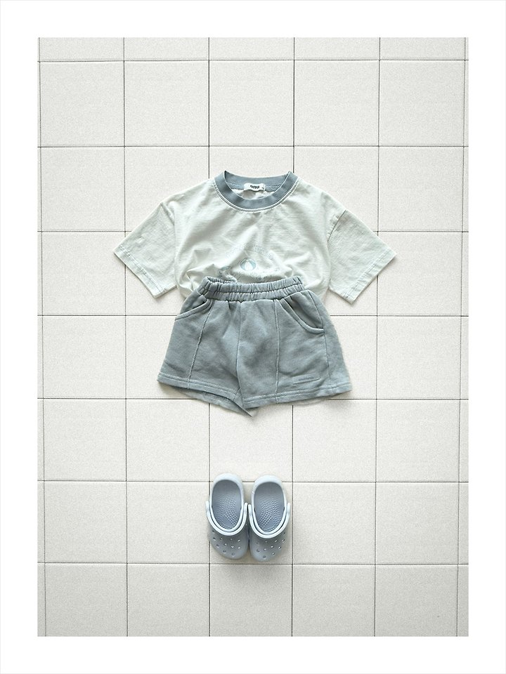 Onu - Korean Children Fashion - #kidsshorts - Bunny Bear Short Sleeve Tee - 7