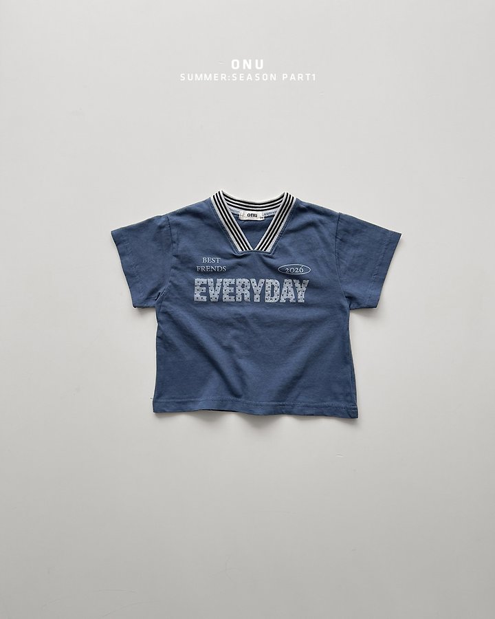 Onu - Korean Children Fashion - #kidsshorts - Yoko Ribbed Tee - 3