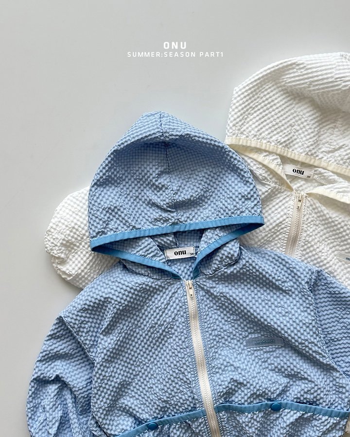 Onu - Korean Children Fashion - #kidsstore - Seersucker Jumper - 7