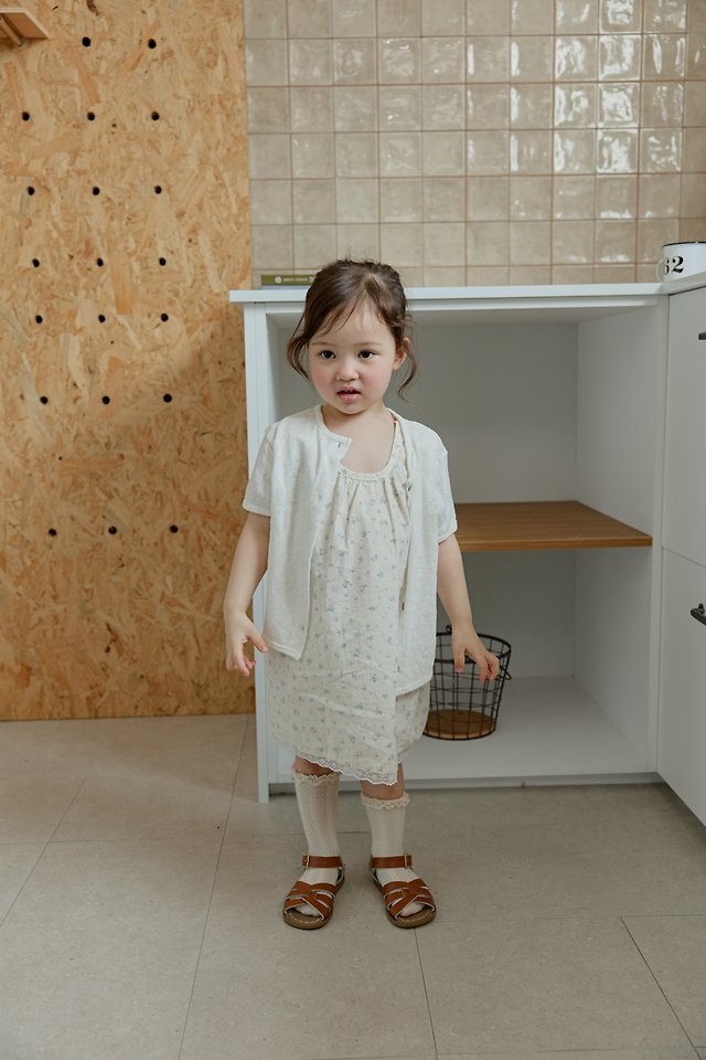 Onu - Korean Children Fashion - #kidsstore - Knit Short Sleeve Cardigan - 11