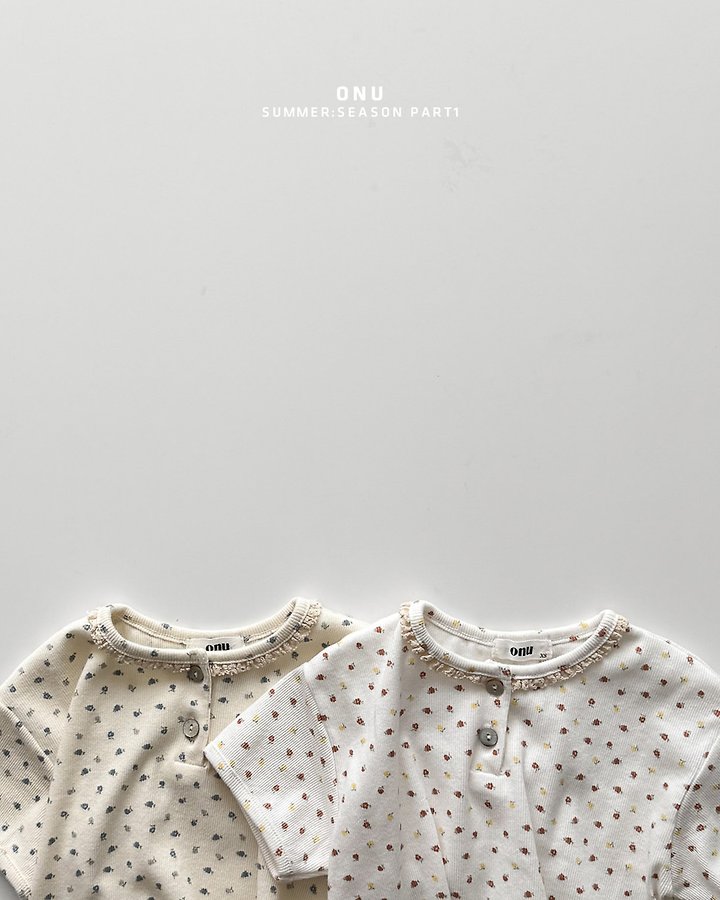 Onu - Korean Children Fashion - #kidsstore - Flower Lace Tee - 5