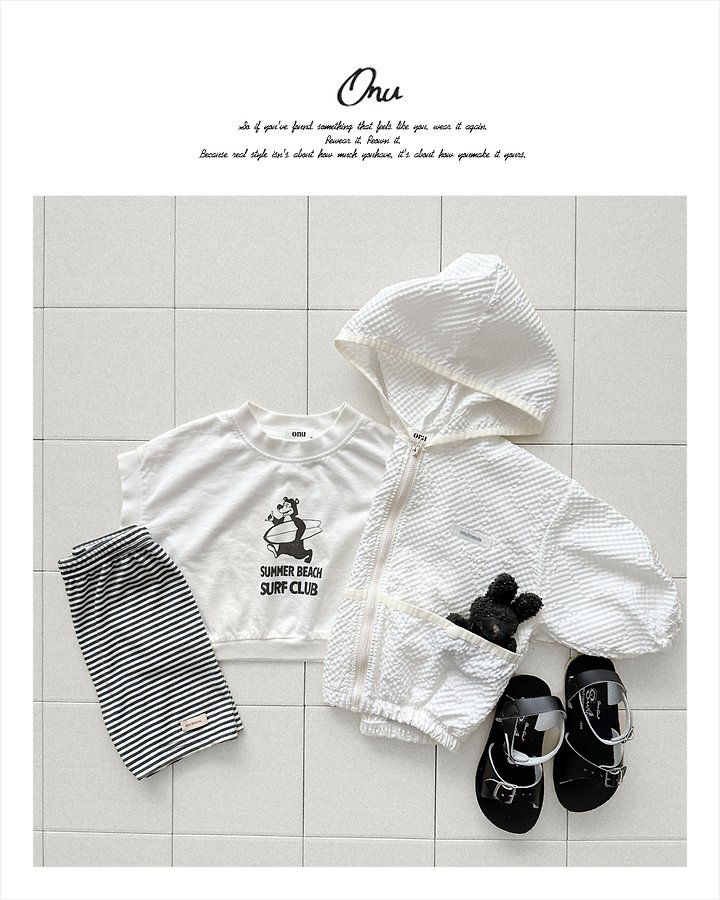 Onu - Korean Children Fashion - #kidsstore - Surfing Bear Tee - 6