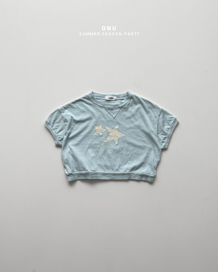Onu - Korean Children Fashion - #kidsstore - Star Ribbed Tee - 2