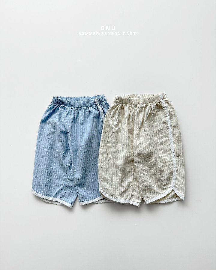 Onu - Korean Children Fashion - #kidsstore - Stripe Rappa Pants