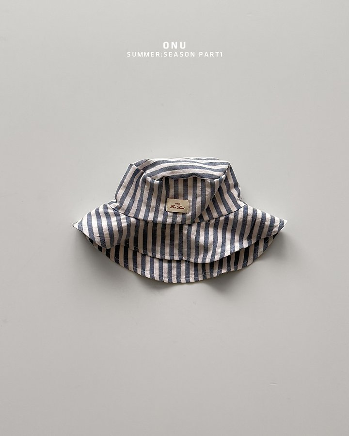Onu - Korean Children Fashion - #kidzfashiontrend - Stripe Bucket Hat - 2