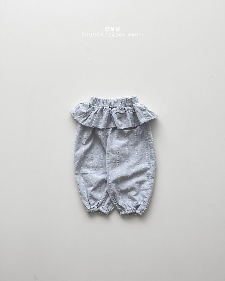 Onu - Korean Children Fashion - #kidzfashiontrend - Frill Pants - 2