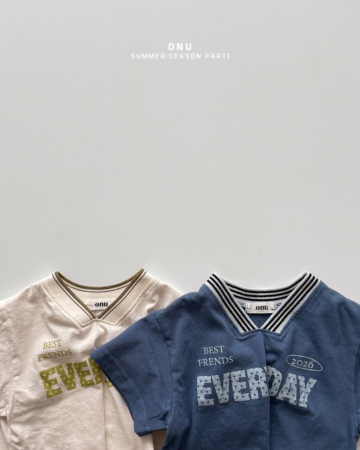 Onu - Korean Children Fashion - #kidzfashiontrend - Yoko Ribbed Tee - 5