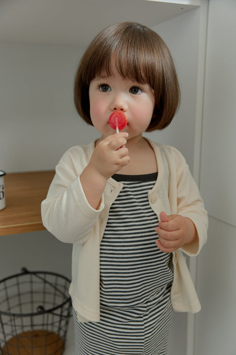 Onu - Korean Children Fashion - #littlefashionista - Ice Strap Sleeveless Set - 9
