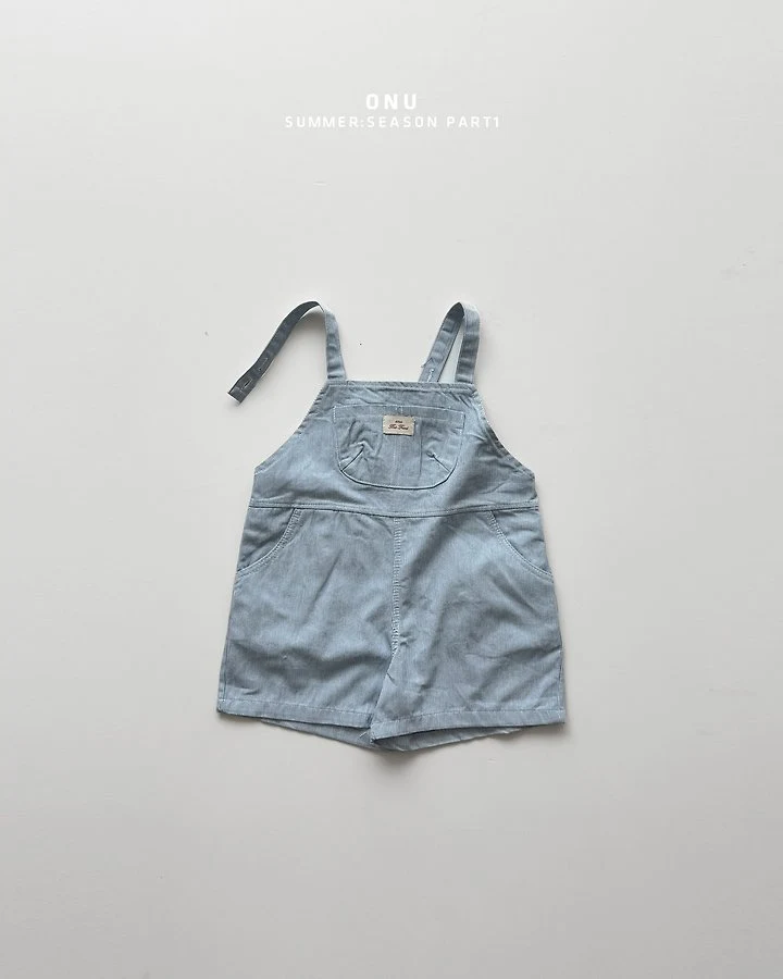 Onu - Korean Children Fashion - #littlefashionista - Denim Overalls - 3
