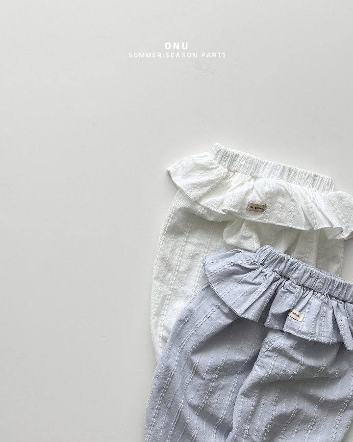Onu - Korean Children Fashion - #Kfashion4kids - Frill Pants - 4