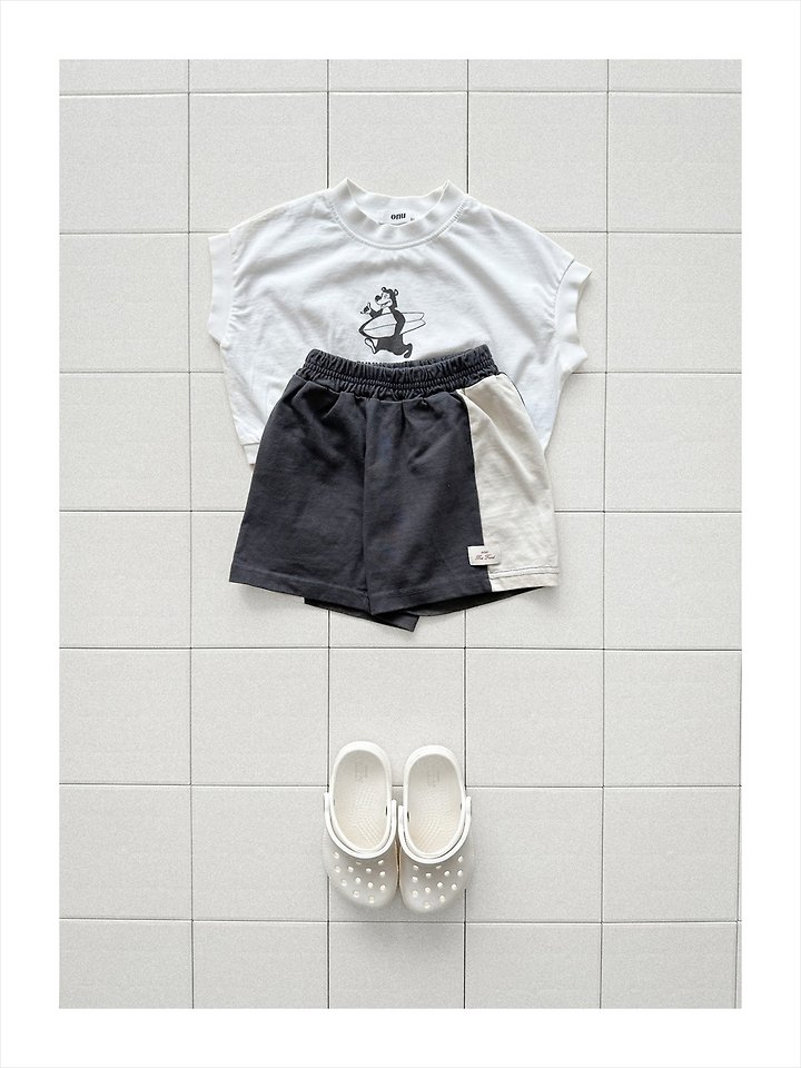 Onu - Korean Children Fashion - #littlefashionista - Surfing Bear Tee - 9