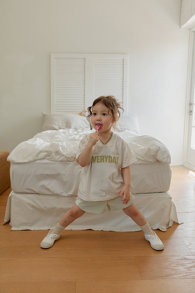 Onu - Korean Children Fashion - #littlefashionista - Mesh Line Pants - 8