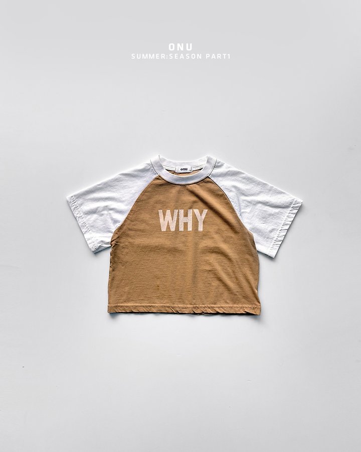 Onu - Korean Children Fashion - #littlefashionista - WHY Raglan Tee - 2