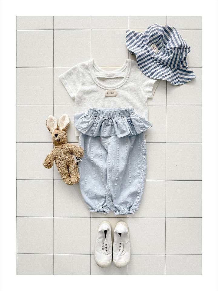 Onu - Korean Children Fashion - #littlefashionista - U-neck Short Sleeve Tee - 8