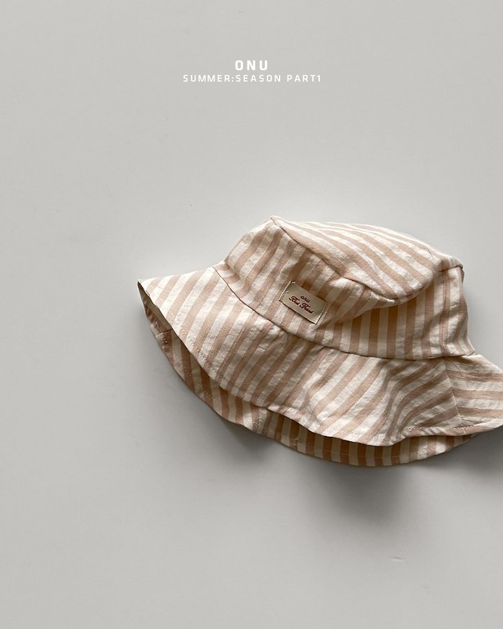 Onu - Korean Children Fashion - #magicofchildhood - Stripe Bucket Hat - 5