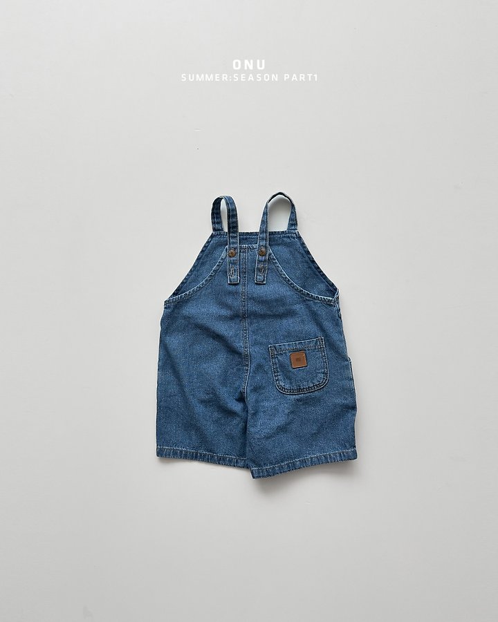 Onu - Korean Children Fashion - #littlefashionista - Denim Overalls - 4