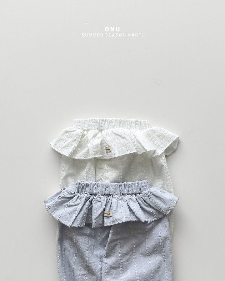 Onu - Korean Children Fashion - #magicofchildhood - Frill Pants - 5