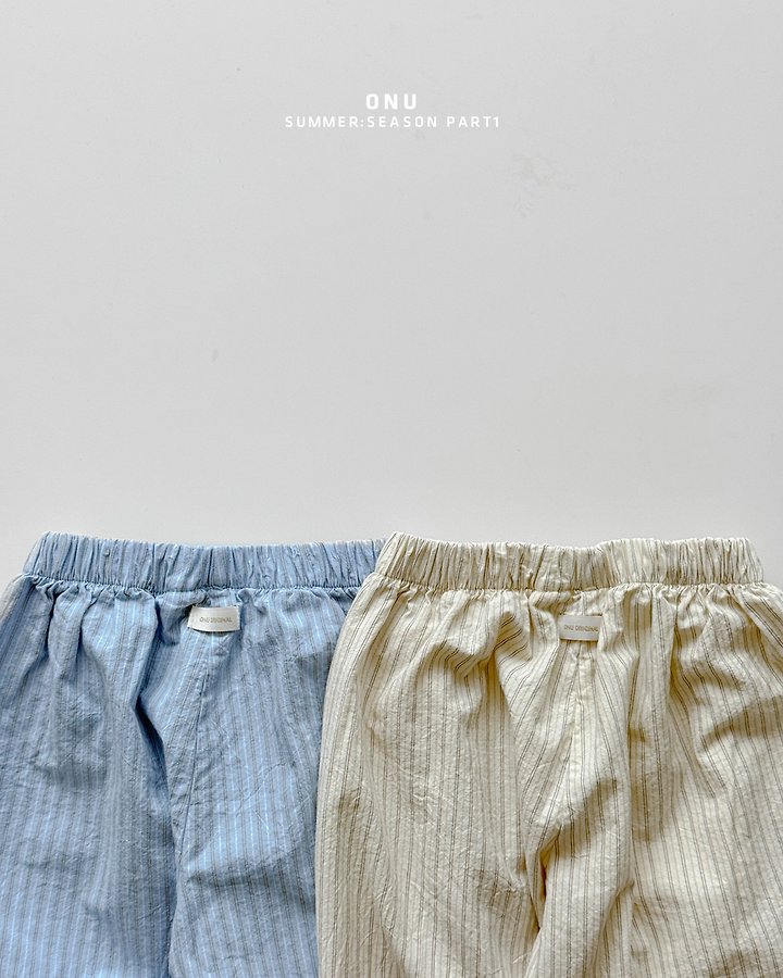 Onu - Korean Children Fashion - #magicofchildhood - Stripe Rappa Pants - 5