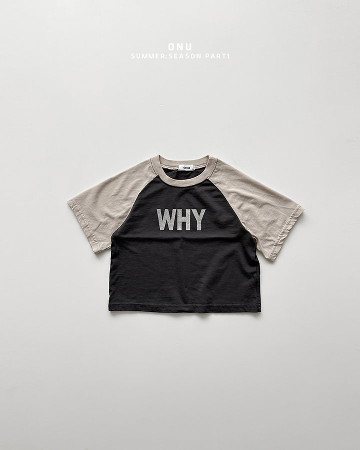 Onu - Korean Children Fashion - #magicofchildhood - WHY Raglan Tee - 3