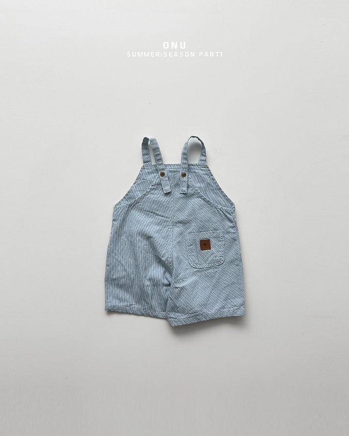 Onu - Korean Children Fashion - #minifashionista - Denim Overalls - 5