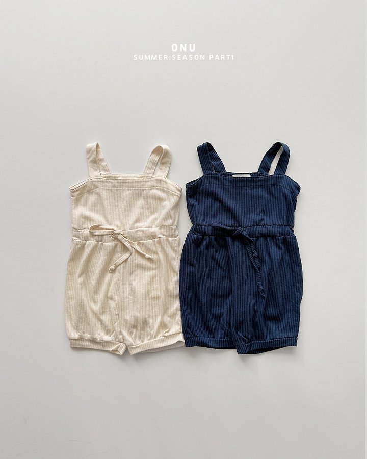 Onu - Korean Children Fashion - #minifashionista - Cropped Overalls
