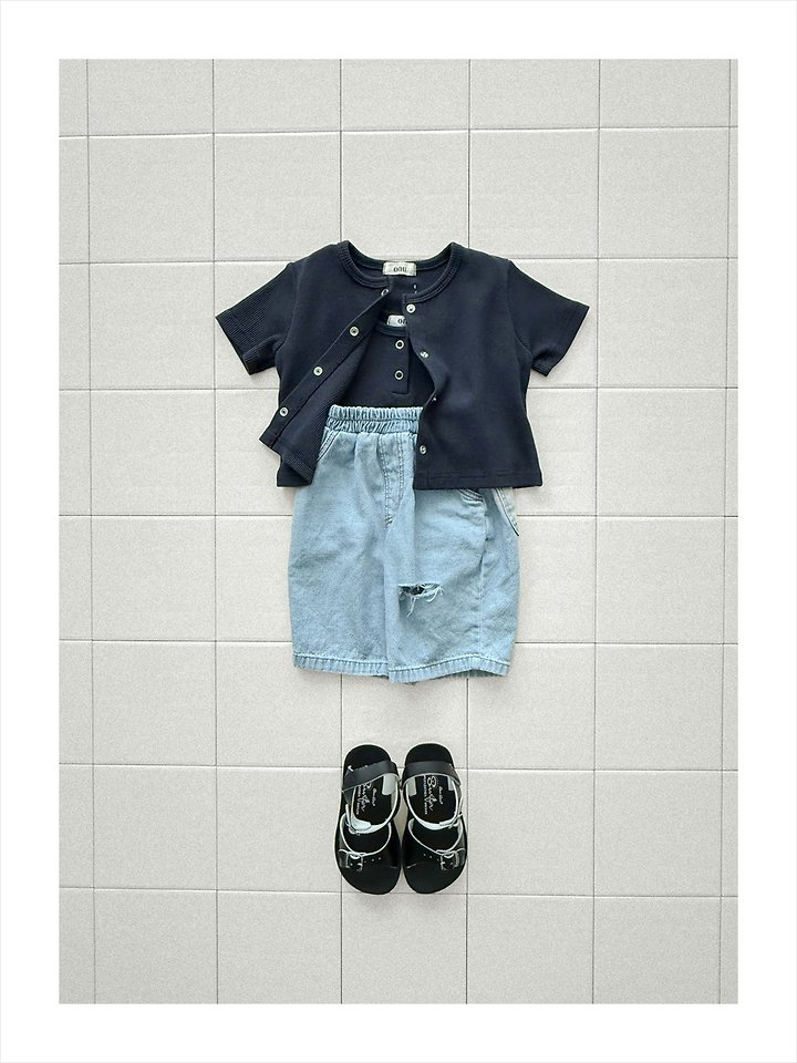 Onu - Korean Children Fashion - #minifashionista - Mini Waffle Sleeveless - 8