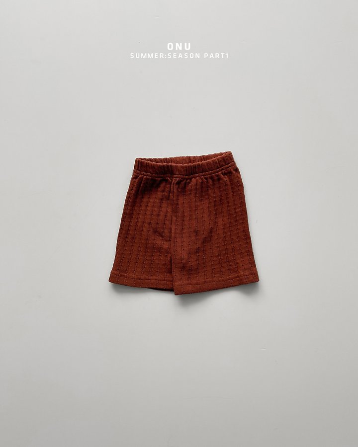 Onu - Korean Children Fashion - #minifashionista - Jacquard Shorts - 3