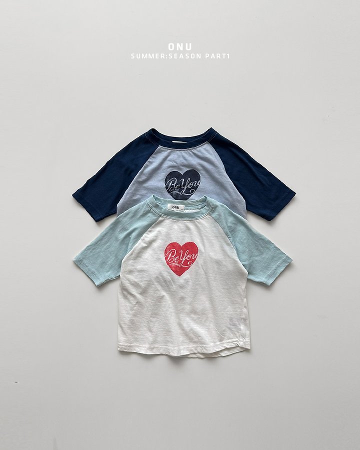 Onu - Korean Children Fashion - #minifashionista - Heart Cropped Tee