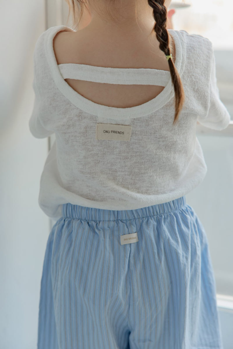 Onu - Korean Children Fashion - #minifashionista - U-neck Short Sleeve Tee - 10