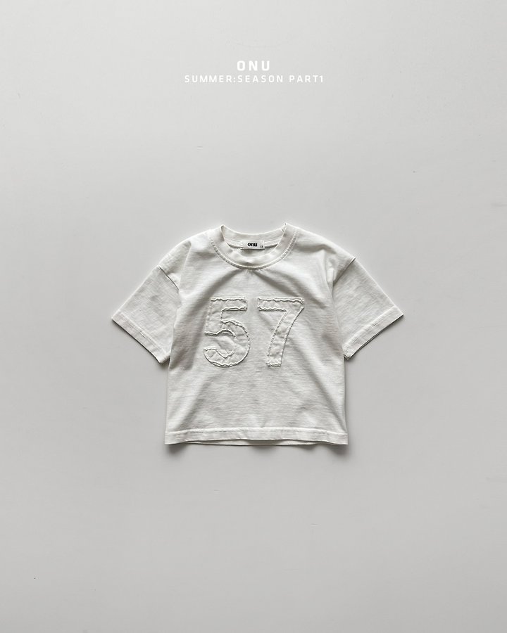 Onu - Korean Children Fashion - #prettylittlegirls - Number Patch Tee - 2