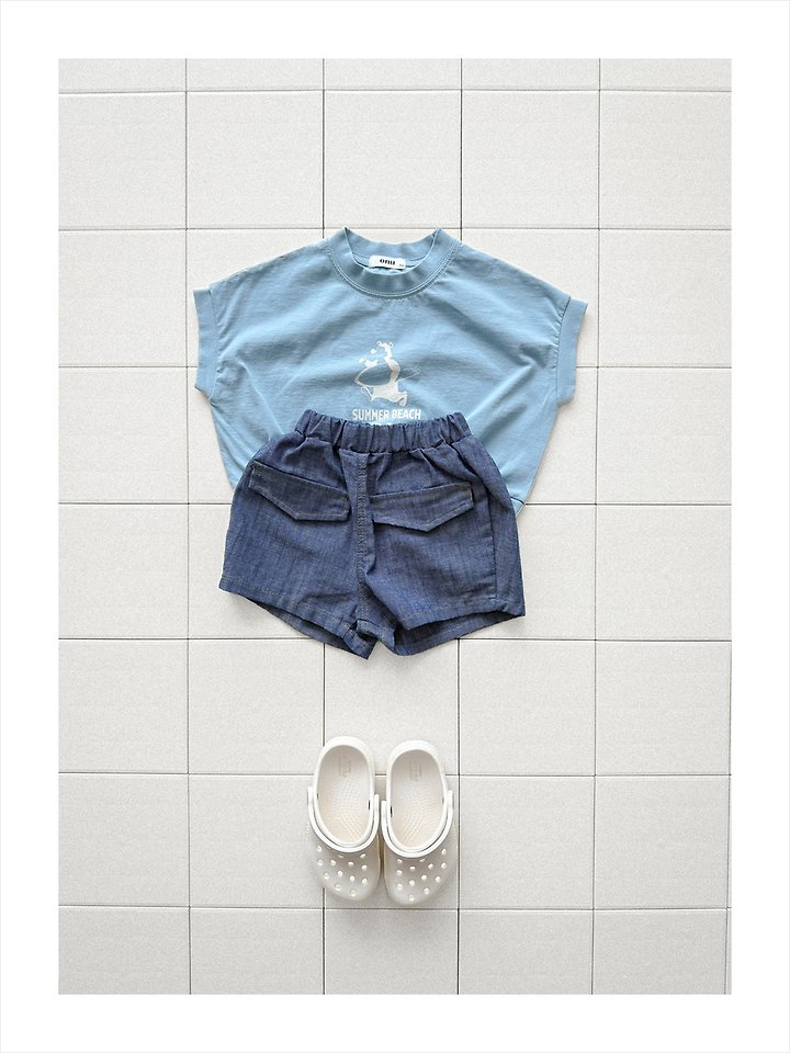 Onu - Korean Children Fashion - #prettylittlegirls - Surfing Bear Tee - 12