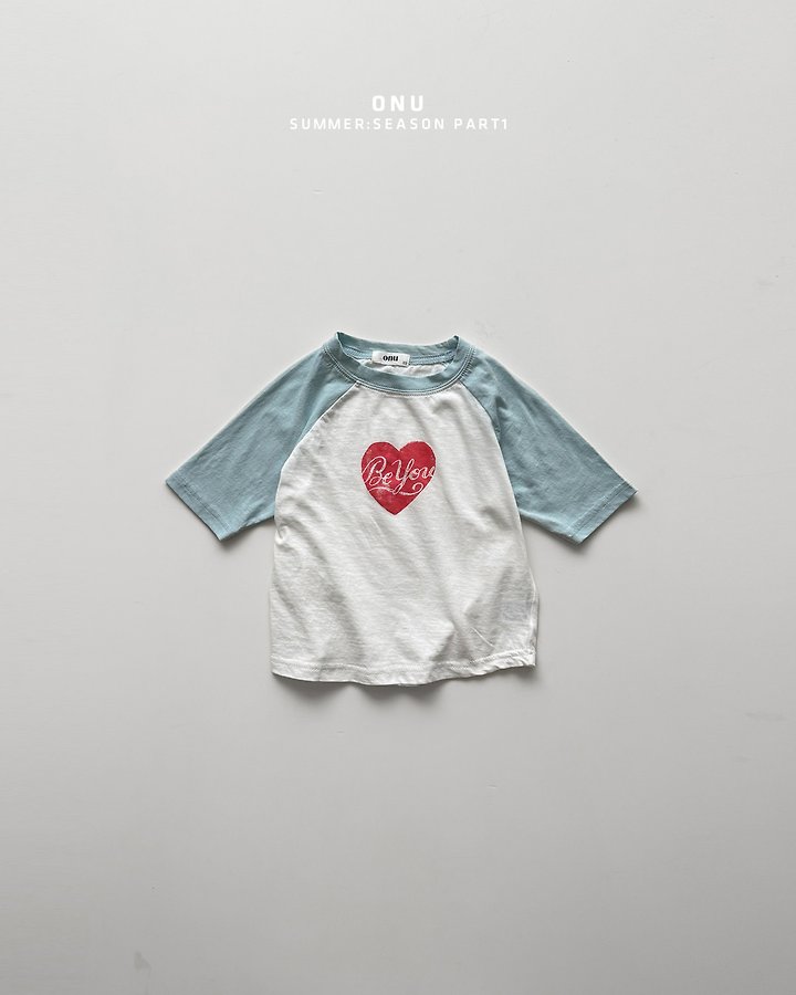 Onu - Korean Children Fashion - #prettylittlegirls - Heart Cropped Tee - 2