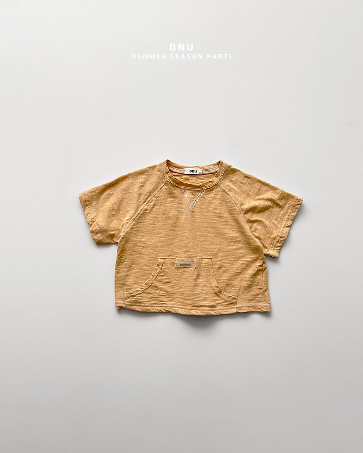 Onu - Korean Children Fashion - #toddlerclothing - Stitch Short Sleeve Tee - 2