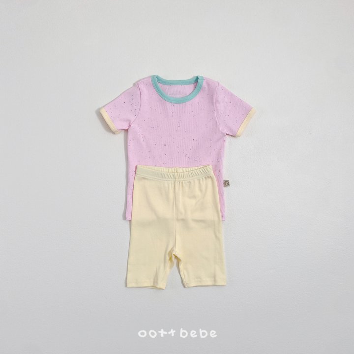 Oott Bebe - Korean Baby Fashion - #babyboutique - Crayon Ribbed Easywear - 8